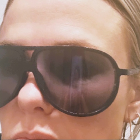 RARE DIOR Homme Oversized Black Aviator Shield Mens Women’s unisex Sunglasses - Picture 7 of 7